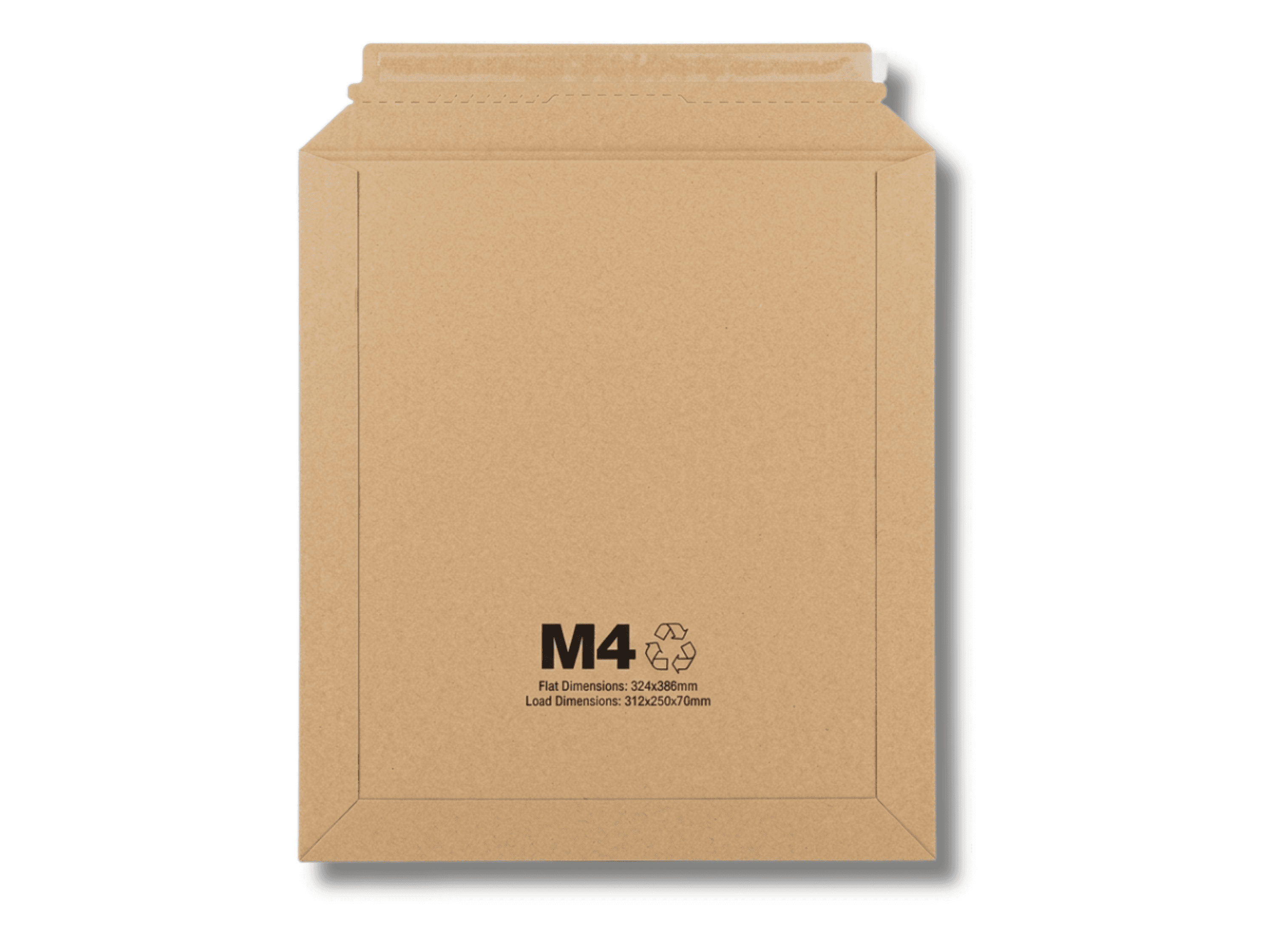 M4 Capacity Mailers 324x386mm Rigid Cardboard Envelopes Expandable Packaging Bags M4 rigid cardboard capacity mailer envelope 324x386mm with expandable gussets for shipping