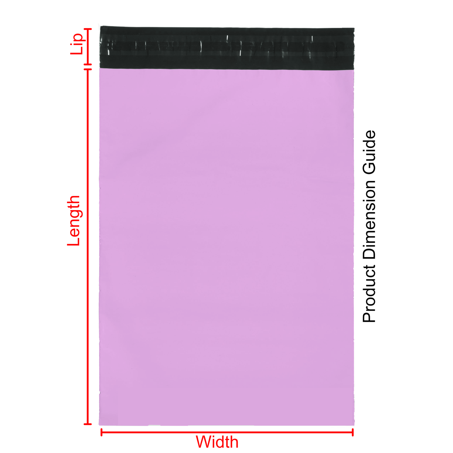 Pink - Mixed Sized - Mailing Bags