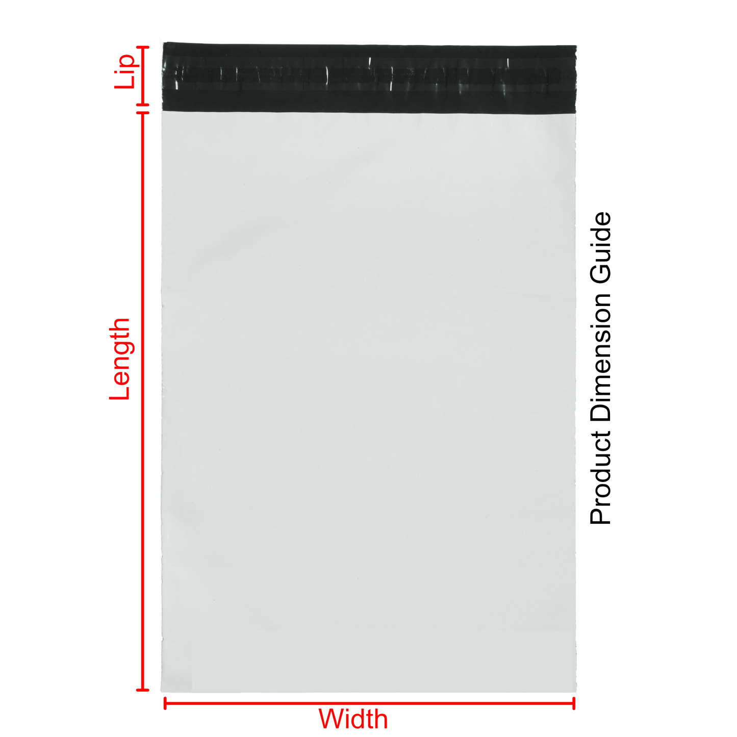 White - Mixed Sized - Mailing Bags