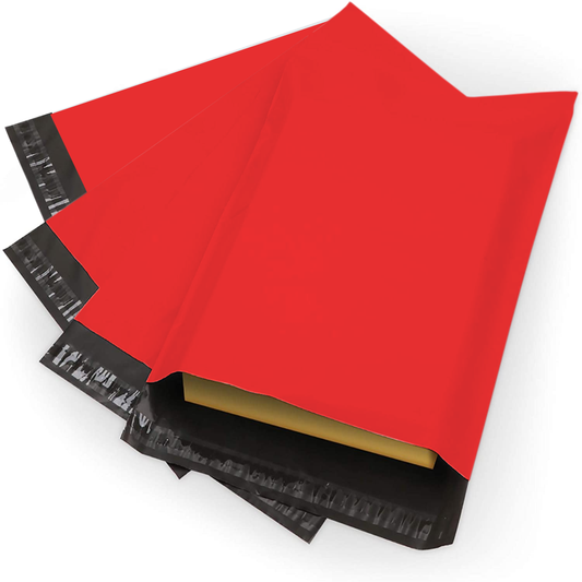 Red - Mixed Sized - Mailing Bags